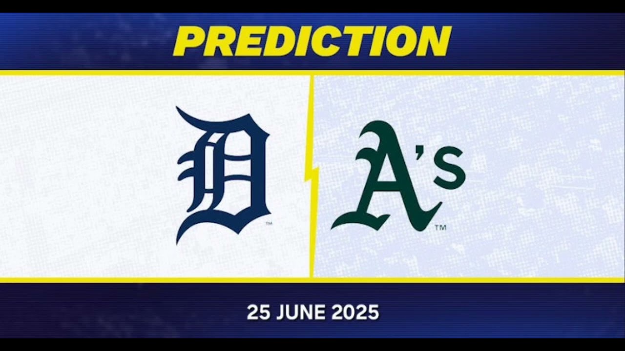 Detroit Tigers VS Oakland Athletics | Baseball Match Prediction
