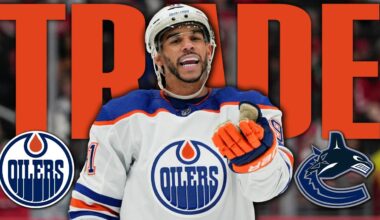 BREAKING NEWS: Evander Kane Traded To the Vancouver Canucks