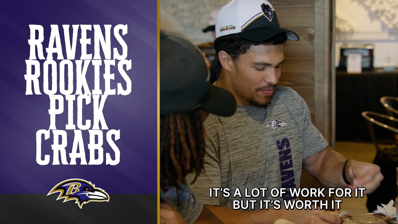 Watch Ravens Rookies Learn How to Pick Crabs | Baltimore Ravens
