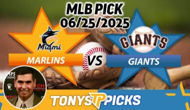 Miami Marlins vs San Francisco Giants Pick 6/25/25 MLB Pick Prediction