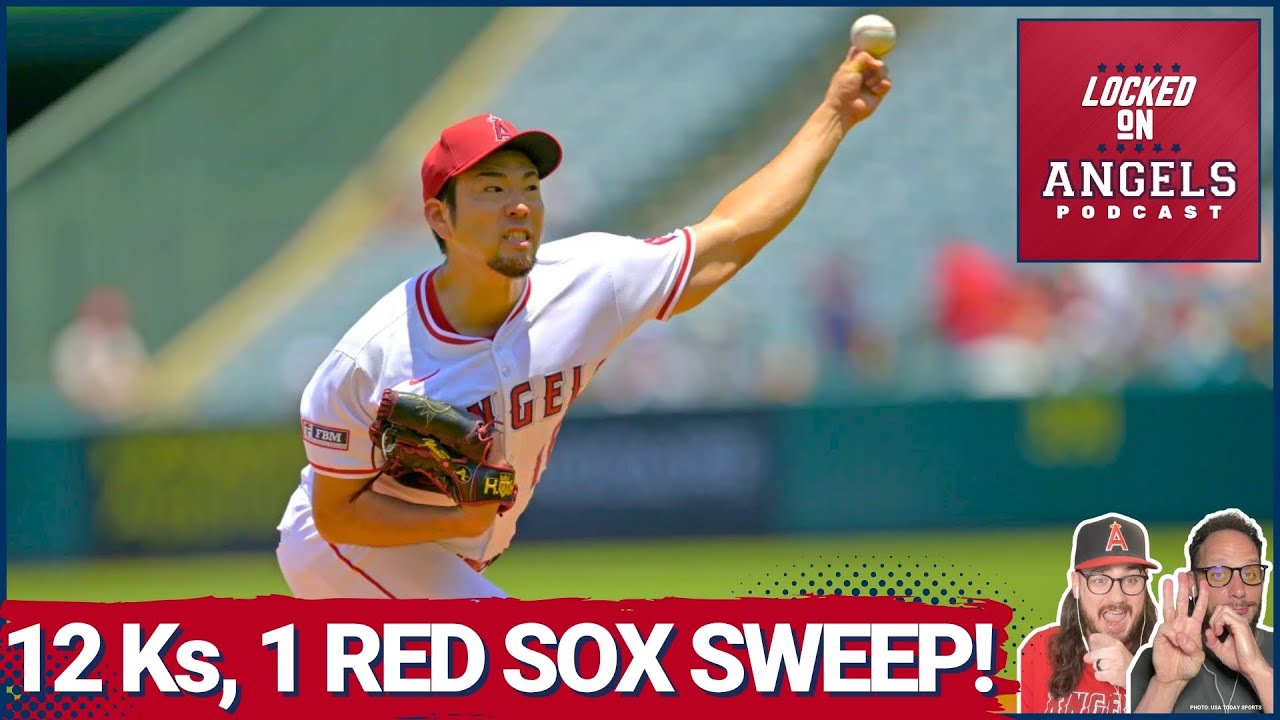 Yusei Kikuchi Leads Los Angeles Angels to SWEEP of the Red Sox! Jo Adell Joins ELITE Halos Company!