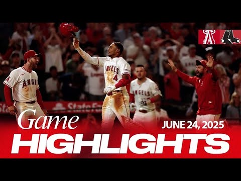 Red Sox vs. Angels Game Highlights (6/24/25) | MLB Highlights