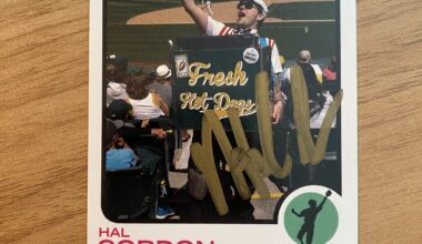 My most coveted OAKLAND A’s trading card