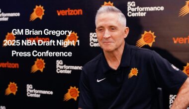 GM Brian Gregory 2025 NBA Draft Night 1 Press Conference | Phoenix Suns
