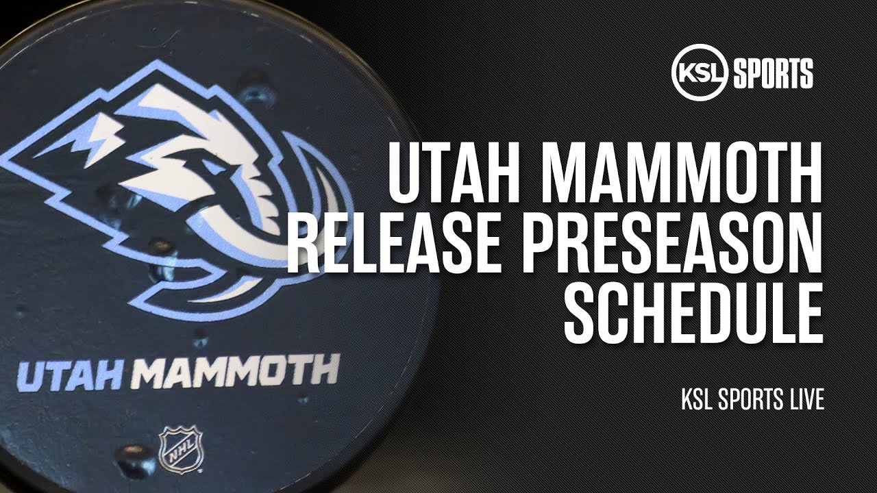 Utah Mammoth Releases Preseason Schedule