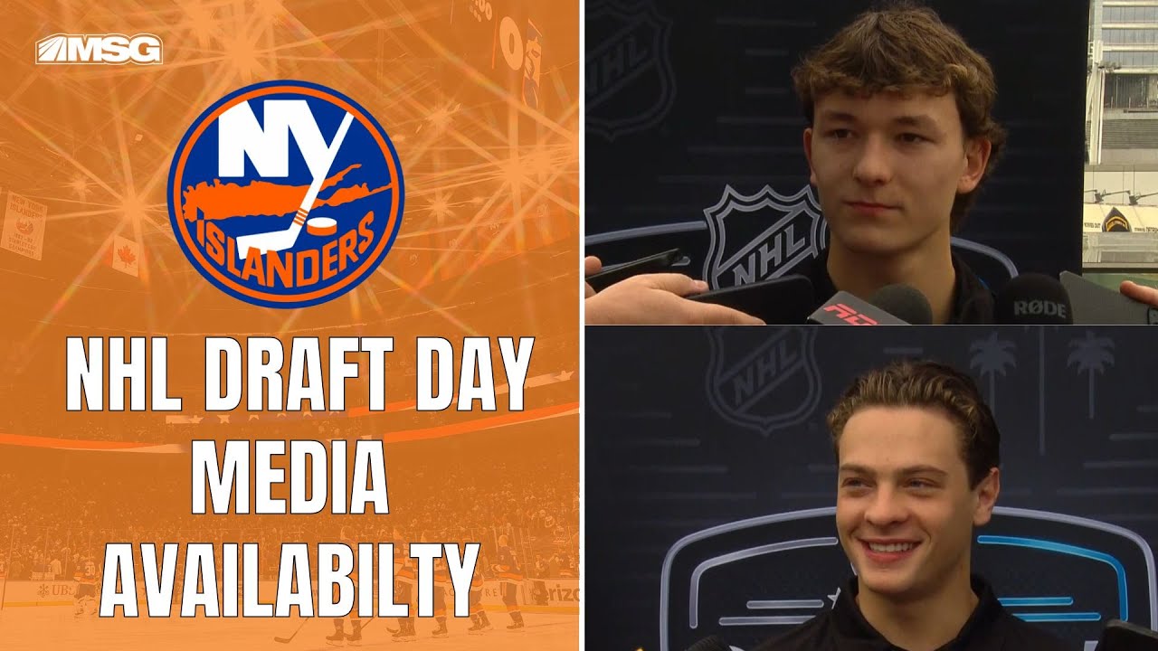 Future New York Islanders?? Schaefer & Hagens At NHL Draft Media Availability | New York Islanders
