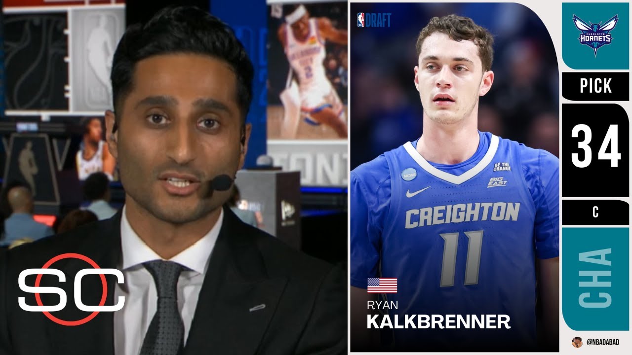 NBA Draft | Shams BREAKING: Ryan Kalkbrenner picked by Charlotte Hornets in 2nd round of NBA draft