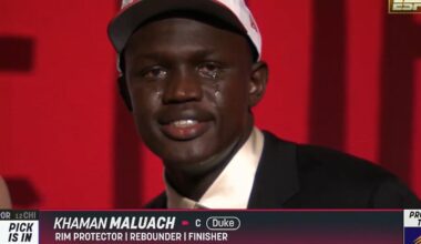 Khaman Maluach Selected #10 Overall by Phoenix Suns in 2025 NBA Draft