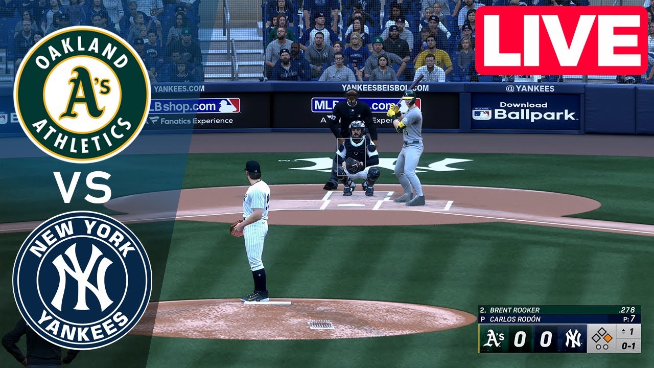 MLB LIVE🔴 New York Yankees vs Oakland Athletics - Jun 27, 2025 | Full Game MLB 2025 EN VIVO