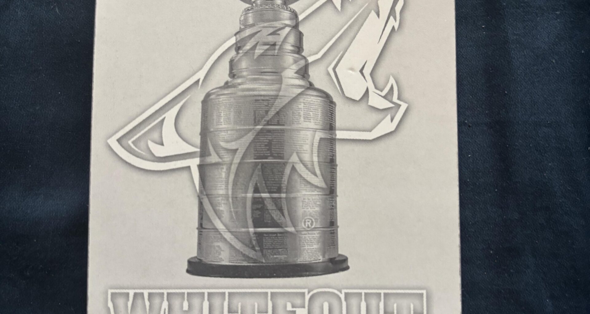 Found on old ticket from the 2011 playoffs !