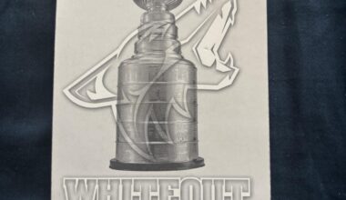 Found on old ticket from the 2011 playoffs !