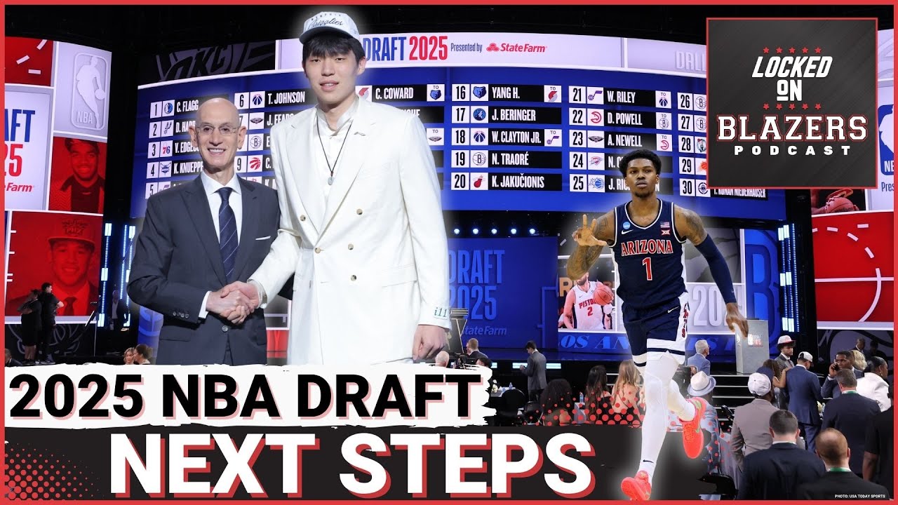 Where the Trail Blazers Stand After the NBA Draft | Pursuit of Yang Hansen | Caleb Love 2-Way Deal