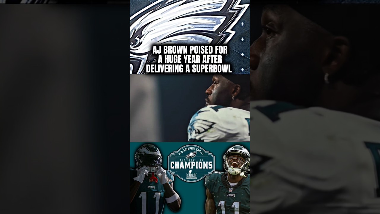 AJ Brown Poised for a huge year after SuperBowl Win (Philadelphia Eagles shorts)