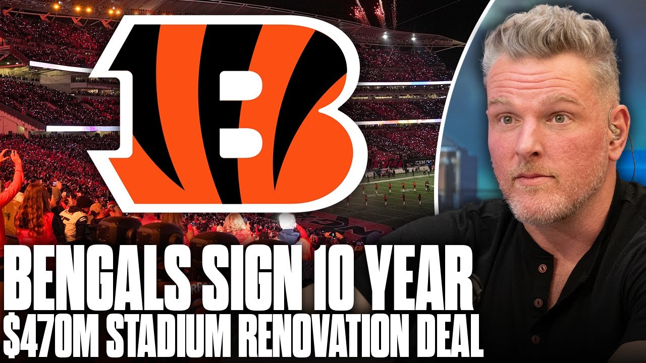 Bengals Strike 10 Year, $470M Stadium Deal to Stay in Cincinnati | Pat McAfee Show