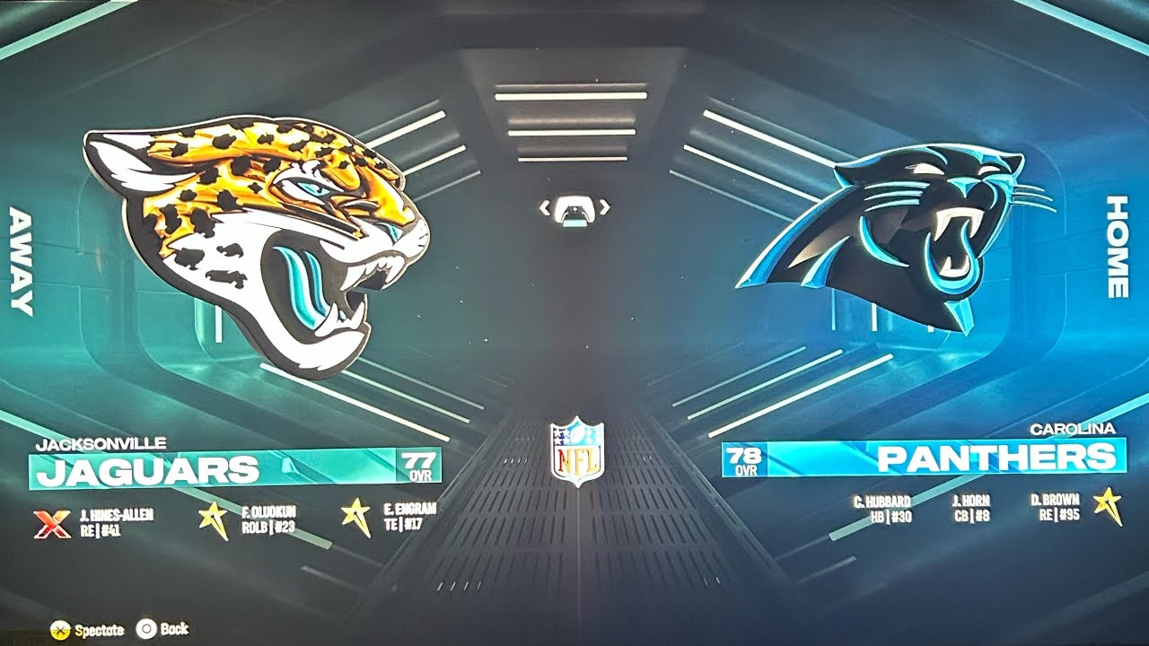 NFL | Jacksonville Jaguars vs Carolina Panthers Week 1