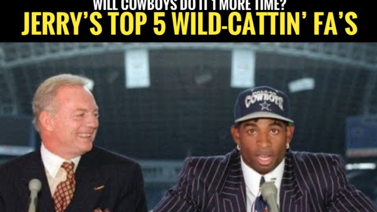 #DallasCowboys Fish at 6 LIVE Report: Jerry 5 Best Free Agent Signings; Go 'Wild-Cattin' Once More!