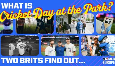 Blue Jays Players React to Cricket Gear?! | Brits Visit Cricket Day at the Park 🇨🇦🏏