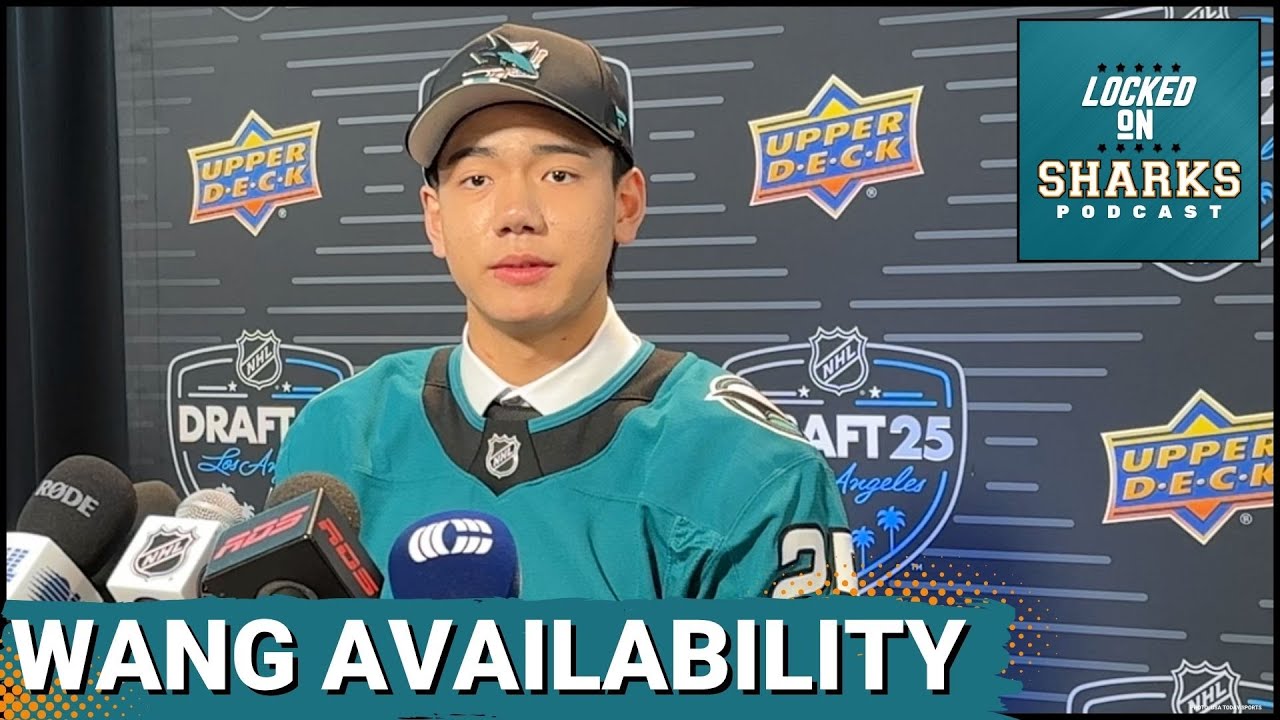 Simon Wang's First Media Availability As A San Jose Shark