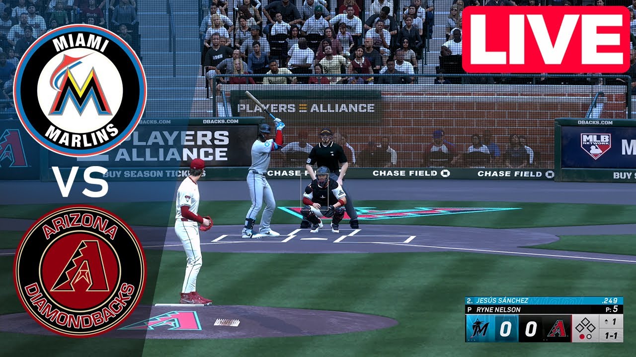 MLB LIVE🔴 Arizona Diamondbacks vs Miami Marlins - Jun 28, 2025 | Full Game MLB 2025 EN VIVO