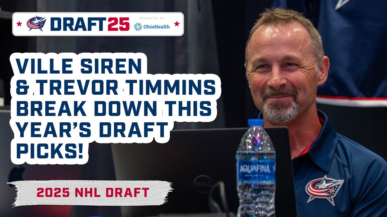 Ville Siren and Trevor Timmins Break Down the Blue Jackets Picks in the 2025 NHL Draft!