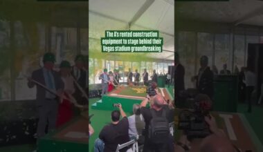 Las Vegas A's Rented Construction Equipment 🤣⚾️ (via @ClarkCountyNV )