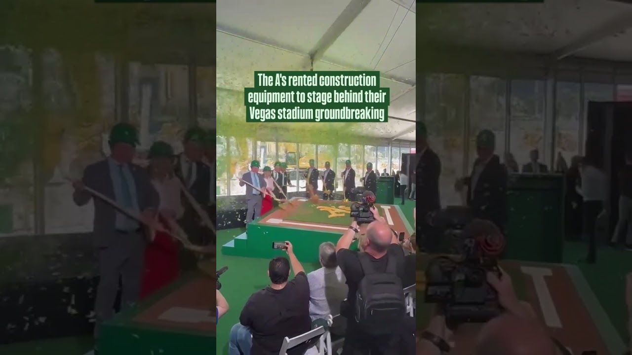 Las Vegas A's Rented Construction Equipment 🤣⚾️ (via @ClarkCountyNV )
