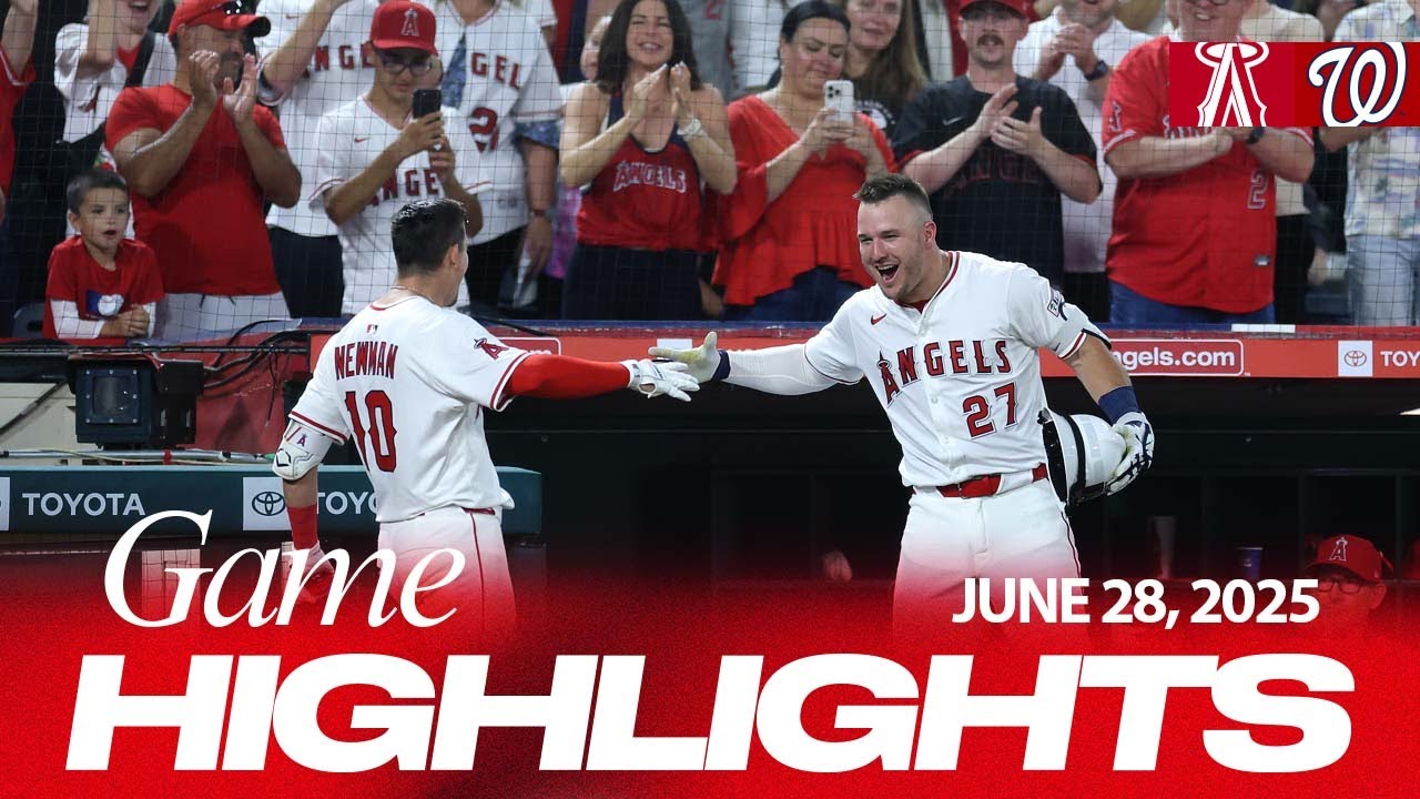 Nationals vs. Angels Game Highlights (6/28/25) | MLB Highlights