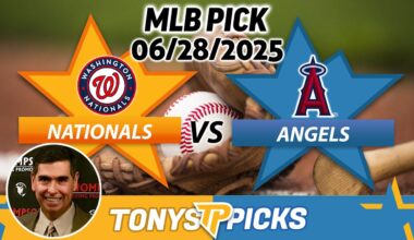 Washington Nationals vs. LA Angels  Pick 6/28/25 MLB Pick Prediction