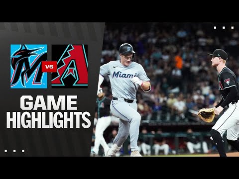 Marlins vs. D-backs Game Highlights (6/29/25) | MLB Highlights