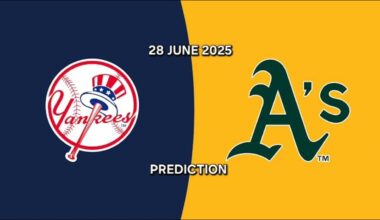 New York Yankees VS Oakland Athletics | Baseball Match Prediction