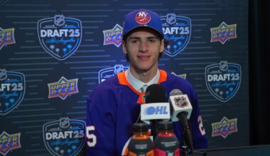 2025 NHL Draft Media Availability - Luca Romano (74th Overall, New York Islanders)