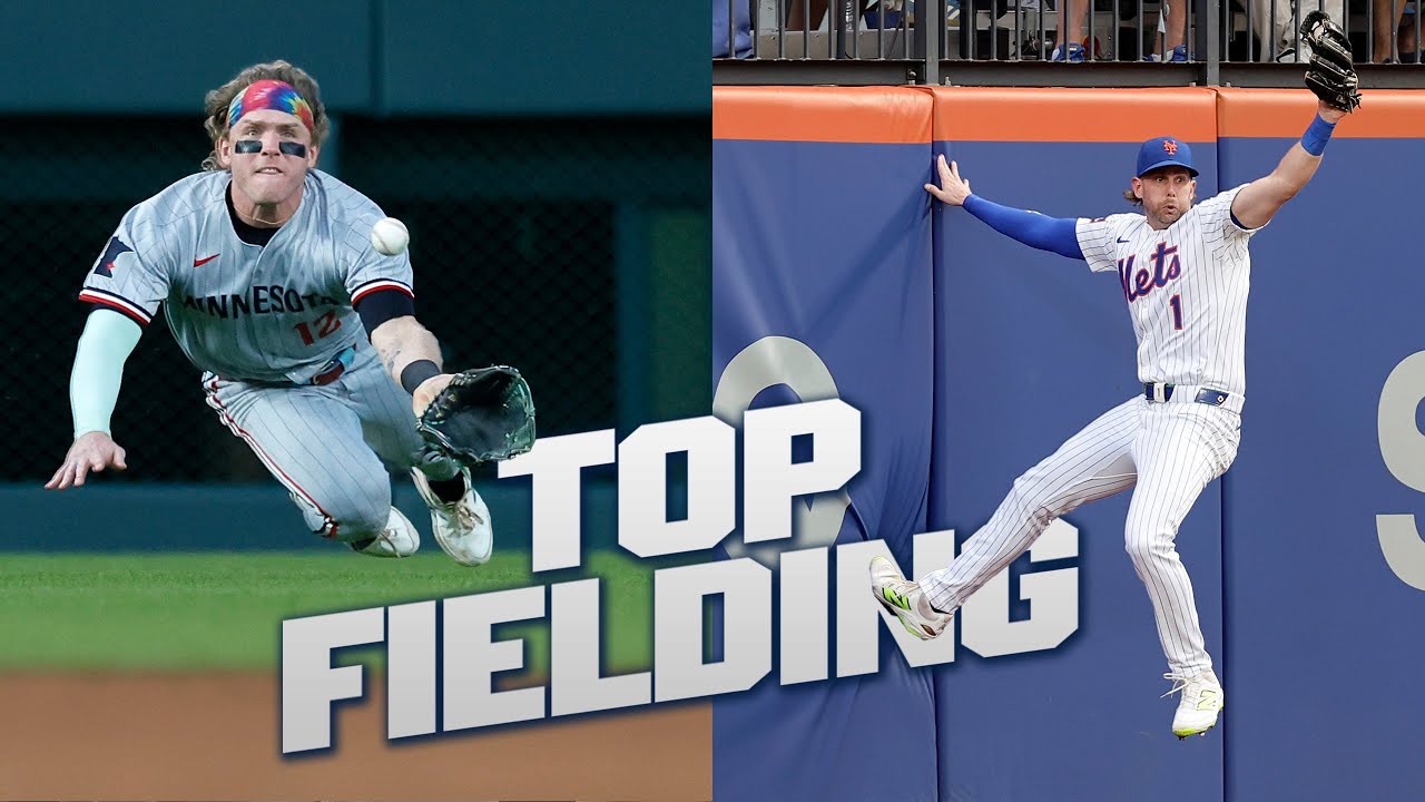 Top Fielding Plays of the Week (Crazy catches, insane double plays & MORE!)