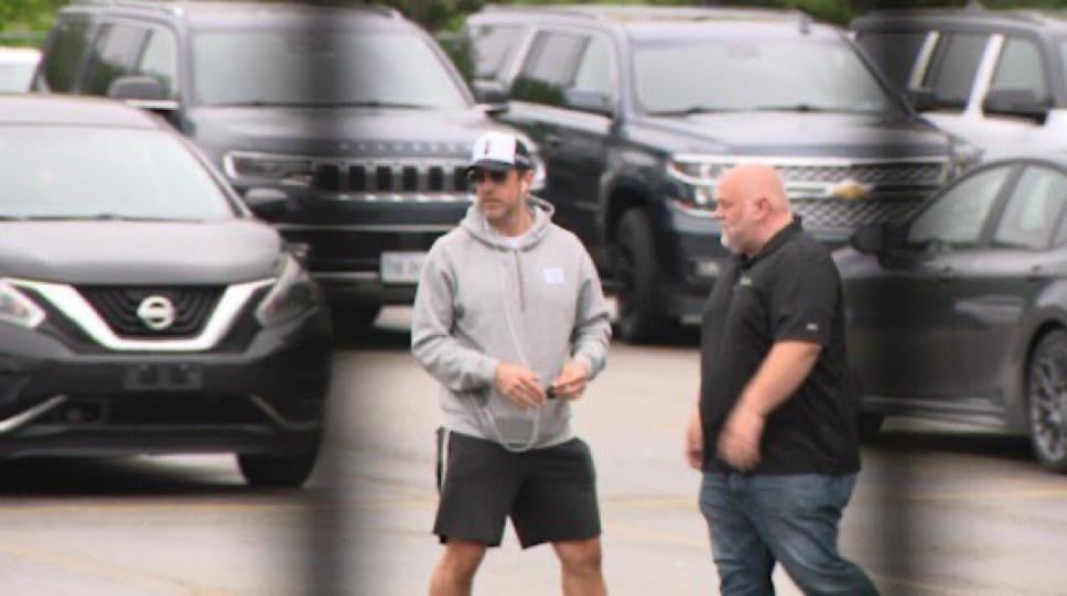 Not the Airport, but Aaron Rodgers at the UPMC Rooney Sports Complex
