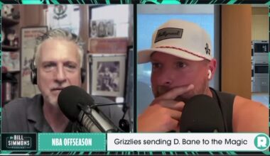 Bill Simmons on people that think the Magic gave up too much for Bane: “That’s just people that don’t watch basketball, I would do this in a heartbeat. It’s 3 non-lottery picks, the 16th pick this year, and the Phoenix pick, which is the prize”