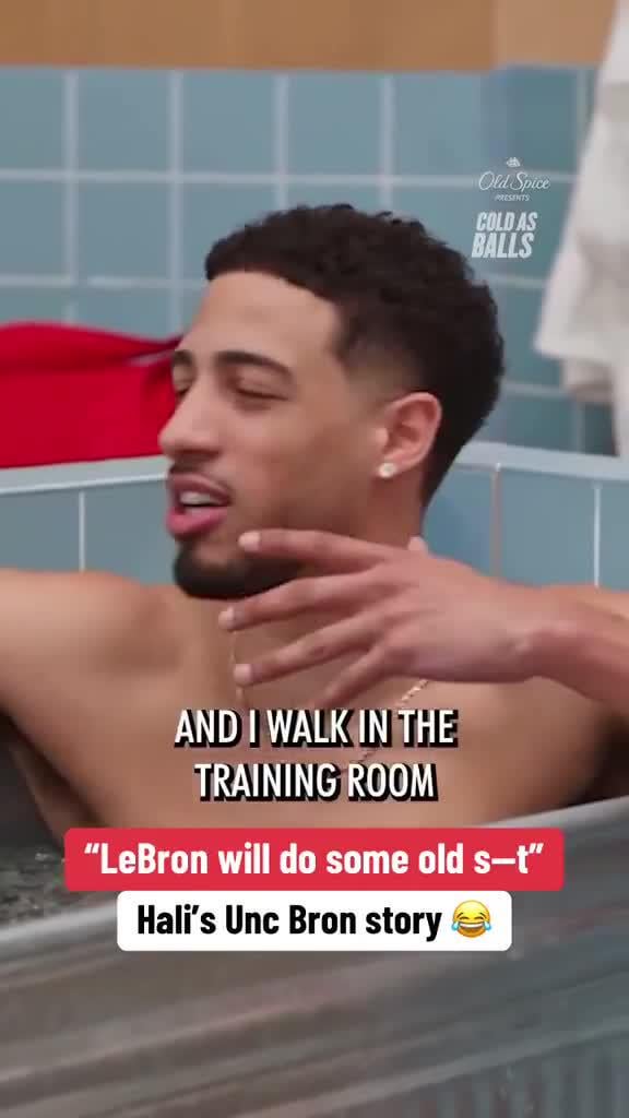 [LOLNetwork] Haliburton: "Bron willl do some old shit now. We're sitting in the training room, he'll have his iPad on his chest watching The Sopranos, no headphones, full volume, and I walk into the training room and nobody's saying anything to him, so I tap him like you're literally the Beats guy."