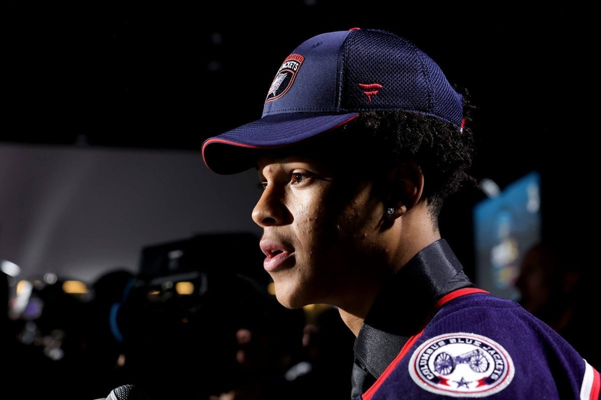 Blue Jackets prospect Cayden Lindstrom looks forward to ‘long career,’ with his next stop at Michigan State