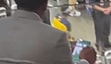 Stephen A. Smith playing solitaire during Game 4 of the NBA Finals