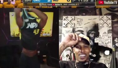 Gilbert Arenas saw Scott Foster was calling the game and immediately switched his jersey