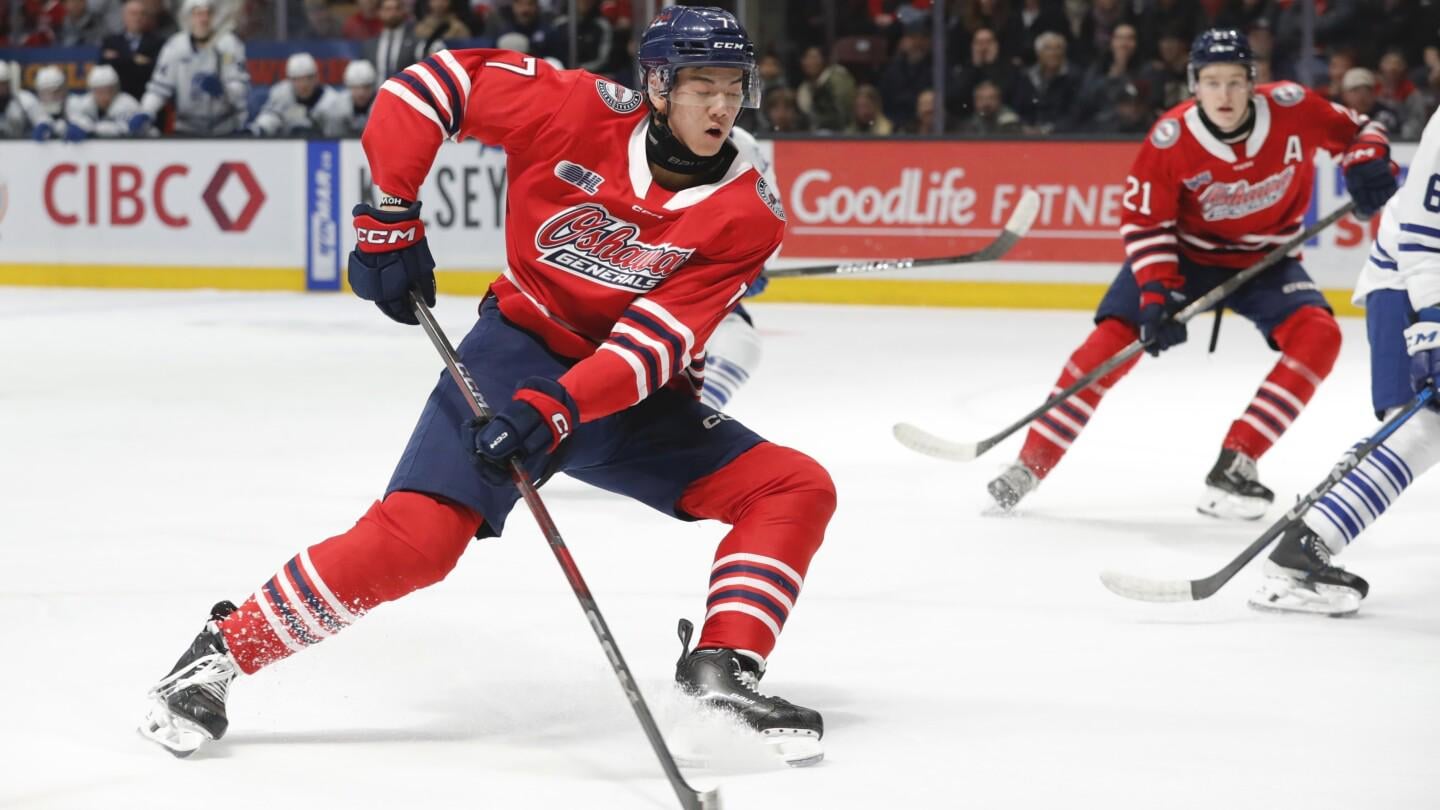 Wang's journey from Beijing to Canada sets him to become 3rd Chinese-born player picked in NHL draft