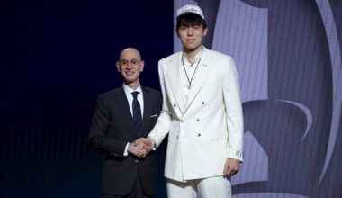 NBA Draft surprise: China center Yang Hansen picked at No. 16, dealt to Blazers