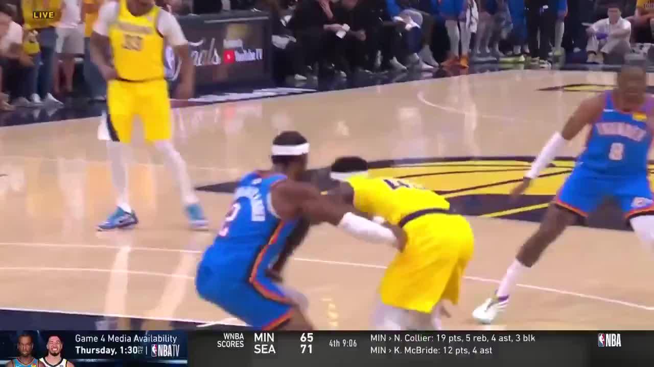 Chuck: "What is the deal with Siakam? Why he go from passive to aggressive from game to game?" Hali: "I don't think that's a fair assessment"