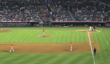 Christian Moore’s first HR in the majors
