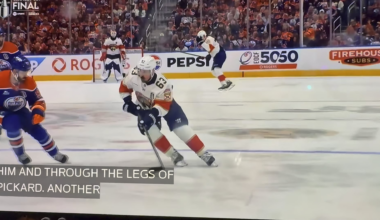 Oilers fan becomes Panthers fan live