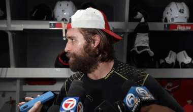 Ekblad: "He’s got multiple options so that’s the biggest challenge, right? You’re trying to block a shot, you’re trying to block a low pass, a backdoor pass, and a walk-on-water toe drag. So, yeah, McJesus."