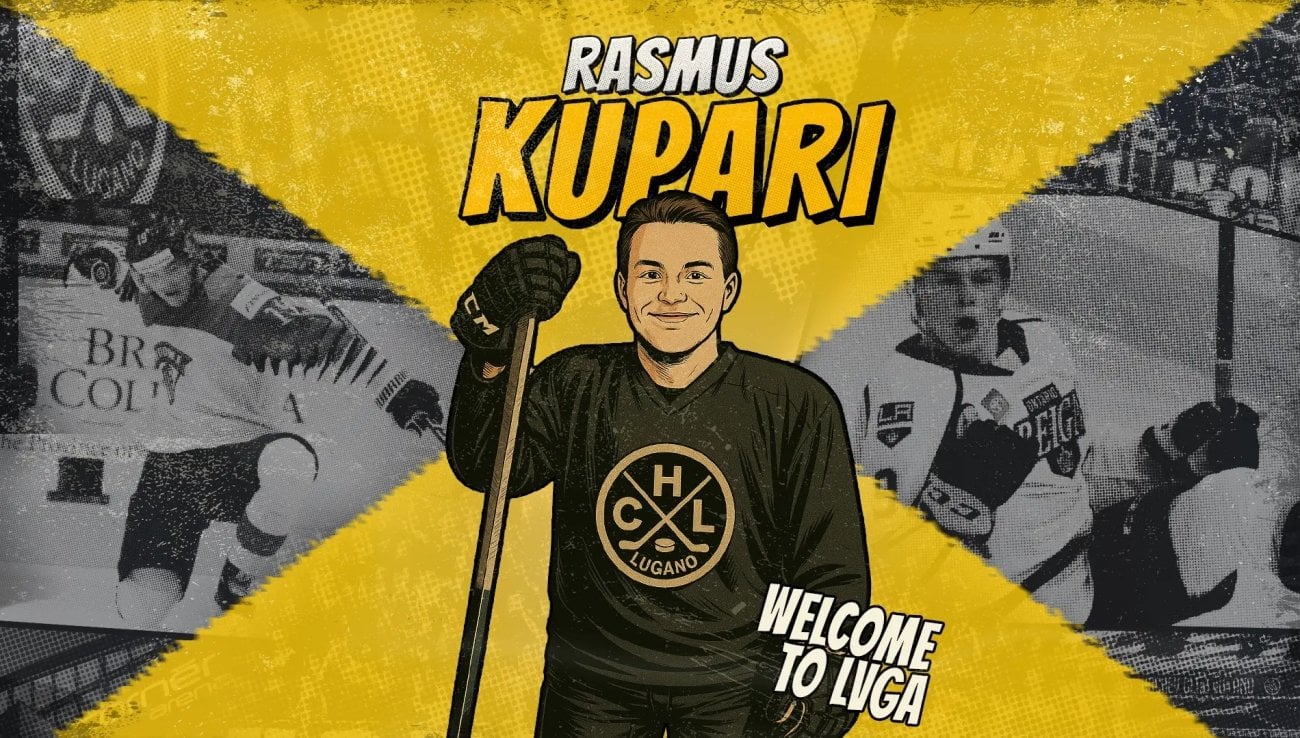 Pending Jets restricted free agent Rasmus Kupari signs a 2-year contract with HC Lugano in Switzerland