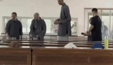 Victor Wembanyama was spotted at a Shaolin temple with his head shaved.