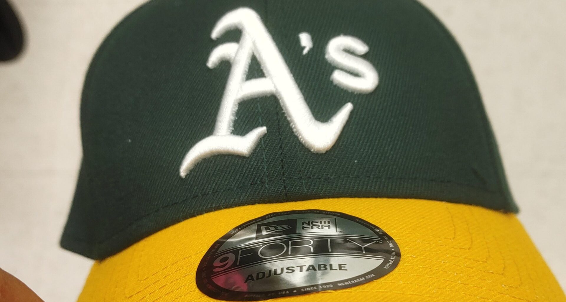 Anyone in the market for hats that still say Oakland on the back?