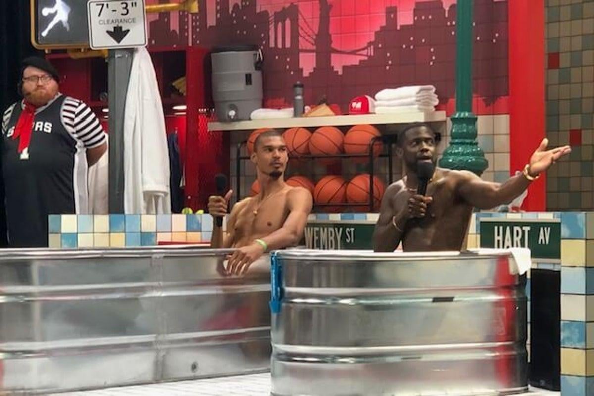 [Holder] Victor Wembanyama on his experience at the Shaolin Temple in Dengfeng, China: “My goal going there was putting my body through things that it’s not used to doing. Kung fu. Everyday. It was like a vegan temple, monastery. … I was isolated.”