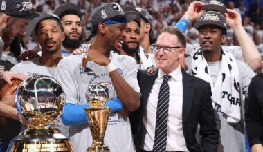 Steve Kerr on his role in the Sun’s 2007 salary dump of Kurt Thomas: “I was a young GM. I’m put in this position that I have to make this deal. Business is business. We ended up giving up two unprotected firsts.”