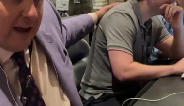 Brian Windhorst explains why he's watching Finals games from his computer, inside a spare locker room at OKC's home arena (video via @espn)